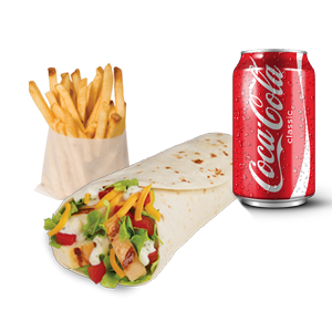 Peri Peri Wrap Meal